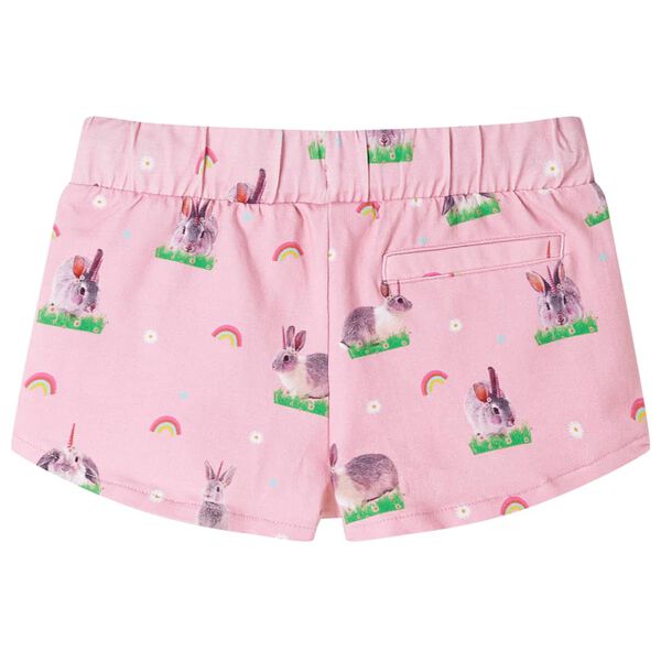 Short pour enfants avec cordon de serrage rose clair 104