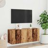 vidaXL Meuble TV mural vieux bois 100x30x41 cm