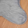 vidaXL Tapis en fausse Tafalla Gris 80 x 120 cm Polyester