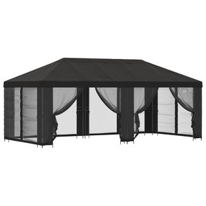 vidaXL Abri de jardin avec parois 6 x 3 m Anthracite