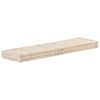 vidaXL Coussin de plancher de palette Coton 120x40x7 cm Beige