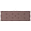 vidaXL Coussins de plancher de palette lot de 6 Taupe Coton