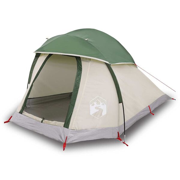 vidaXL Tente de camping &agrave; d&ocirc;me 1 personne vert imperm&eacute;able