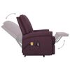 vidaXL Fauteuil de massage Violet Tissu