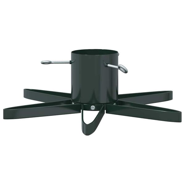 vidaXL Pied de Sapin de No&euml;l 1.73 Vert 50 x 50 x 15,5 cm Acier