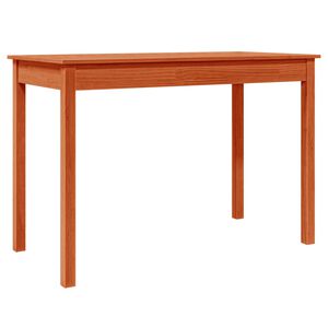 vidaXL Table &agrave; manger marron cire 110x55x75 cm bois massif de pin