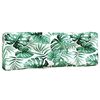 vidaXL Coussins de palette lot de 5 motif de feuilles tissu