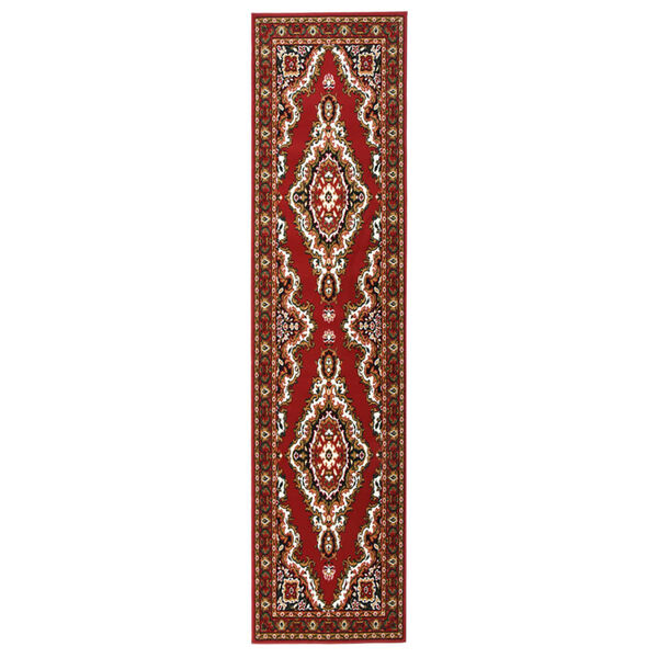 vidaXL Tapis BCF Rouge oriental 80x400 cm