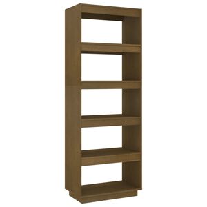 vidaXL Biblioth&egrave;que/S&eacute;parateur de pi&egrave;ce Marron miel 60x35x167 cm Pin