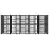 vidaXL Chenil d'ext&eacute;rieur pour chiens Acier 9,22 m&sup2;