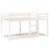 vidaXL Lit superposé sans matelas blanc 90x200 cm bois de pin massif