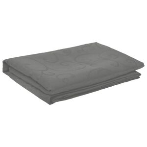 vidaXL Tissu de Table Carr&eacute; Gris clair 90 x 90 cm