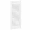 vidaXL Porte d'armoire &agrave; persiennes blanc 69x29,5 cm