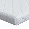vidaXL Matelas Blanc 180 x 200 cm Tissu jacquard