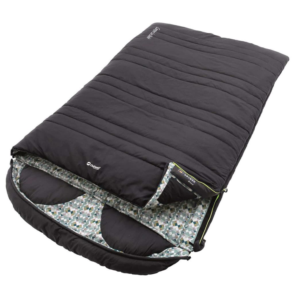 Outwell Sac de couchage double Camper Lux Bleu nuit vidaXL