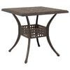 vidaXL Ensemble de tables de jardin 3 pcs Bronze Aluminium coul&eacute;