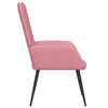 vidaXL Chaise de relaxation Rose Velours