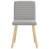 vidaXL Chaises &agrave; manger lot de 6 gris nuage tissu