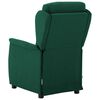 vidaXL Fauteuil de massage Vert foncé Tissu