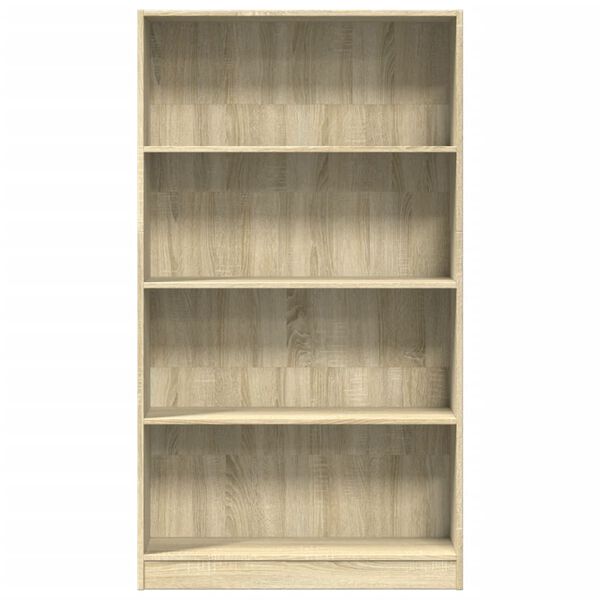 vidaXL Bibliothèque chêne sonoma 80x24x143 cm bois d'ingénierie