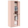 vidaXL Armoire de rangement avec stockage 2 pcs Rose 60 x 40 x 180 cm