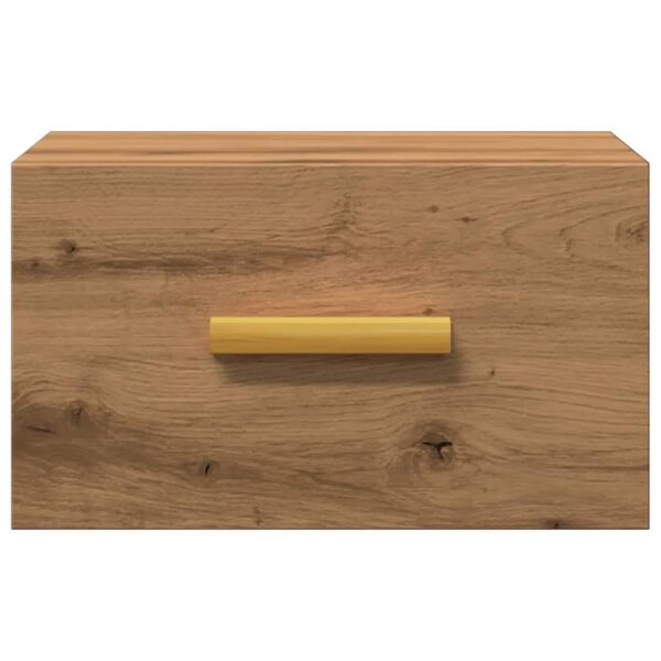 vidaXL Tables de chevet murales 2 pcs chêne artisanal 35x35x20 cm