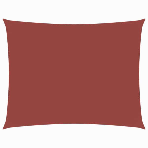 vidaXL Voile de parasol tissu oxford rectangulaire 3x5 m terre cuite