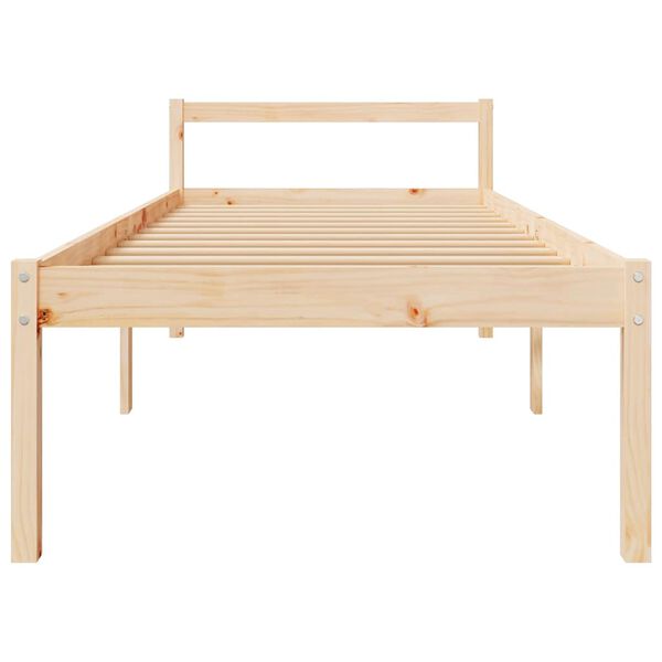 vidaXL Lit pour personne &acirc;g&eacute;e sans matelas 90x190 cm