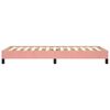 vidaXL Cadre de lit sans matelas rose 90x190 cm velours