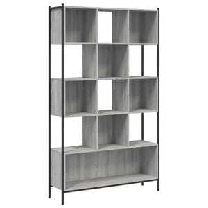vidaXL Biblioth&egrave;que sonoma gris 102x28x172 cm bois d'ing&eacute;nierie