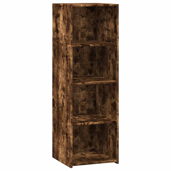 vidaXL Buffet chêne fumé 40x41x124 cm bois d'ingénierie