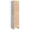 vidaXL Highboard Sonoma gris 35 x 39 x 168 cm Bois d'ingénierie