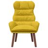 vidaXL fauteuil Jaune 69 x 74 x 93 cm Velours