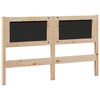 vidaXL T&ecirc;te de lit Autre Marron 140 cm Bois massif en pin