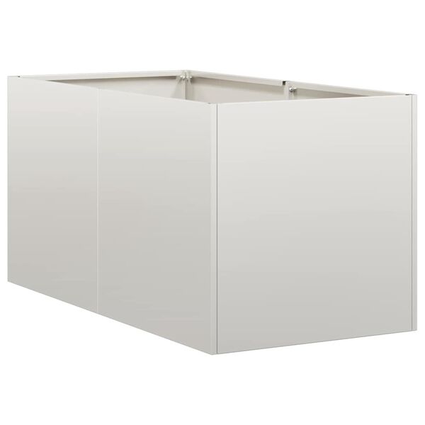 vidaXL Jardini&egrave;re 40x80x40 cm acier inoxydable