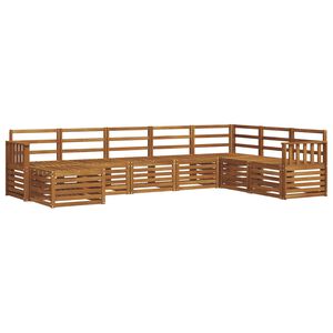 vidaXL Ensemble de canap&eacute;s d'ext&eacute;rieur 8 pcs Naturel