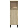 vidaXL Armoire salle de bain chêne sonoma 30x30x100 cm