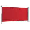 vidaXL Auvent lat&eacute;ral r&eacute;tractable de patio 120x300 cm Rouge