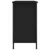 vidaXL Meuble TV noir 100x35x65 cm bois d'ing&eacute;nierie
