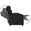 vidaXL Fauteuil inclinable Noir Tissu
