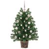 vidaXL Sapin de Noël artificiel avec 150 LED Vert 95 cm PE et PVC