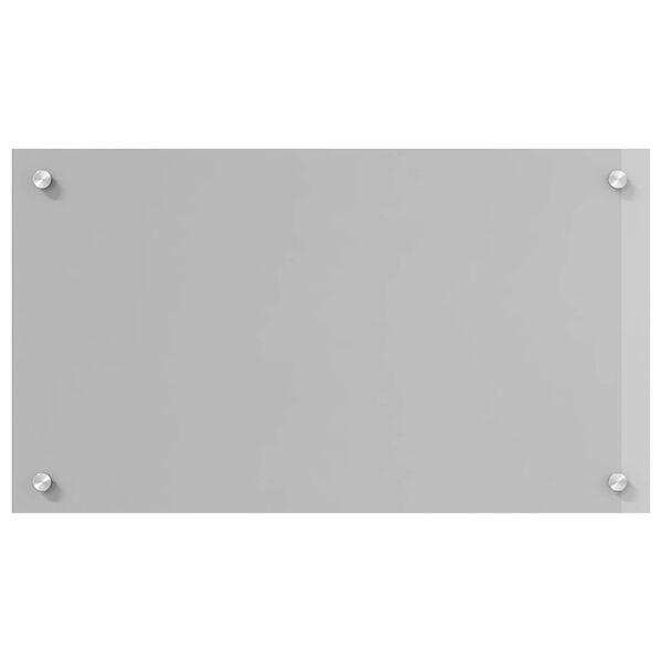 vidaXL Protection de cuisine Gris clair 70 x 40 x 0,6 cm verre trempé