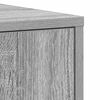 vidaXL Armoire de bain Sonoma gris 30x30x183,5 cm Bois d'ingénierie