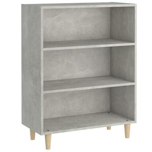 vidaXL Buffet Gris b&eacute;ton 69,5x32,5x90 cm Bois d'ing&eacute;nierie