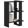 vidaXL &Eacute;tag&egrave;re Ch&ecirc;ne noir 52 x 25 x 71,5 cm Bois d'ing&eacute;nierie