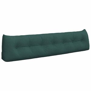 vidaXL Coussin de Dos Vert fonc&eacute; 200 x 24 x 50 cm tissu