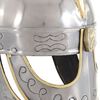 vidaXL Casque de réplique antique Beowulf pour GN Argenté Acier
