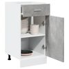 vidaXL Armoire à tiroirs "Lyon" Gris béton 40 x 46 x 81,5 cm Bois d'ingénierie