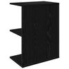 vidaXL Table de chevet chêne noir 46,5x29x61 cm bois d’ingénierie