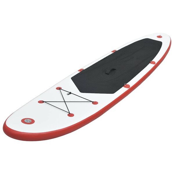 vidaXL Ensemble de planches SUP gonflables Rouge et blanc